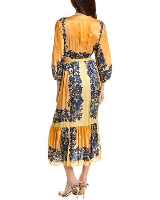 Sandro Yellow Maxi Dress