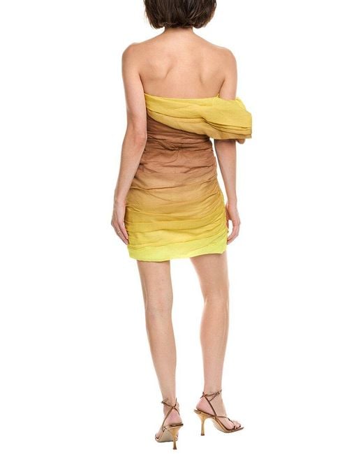 A.L.C. Yellow Kyler Cocktail Dress