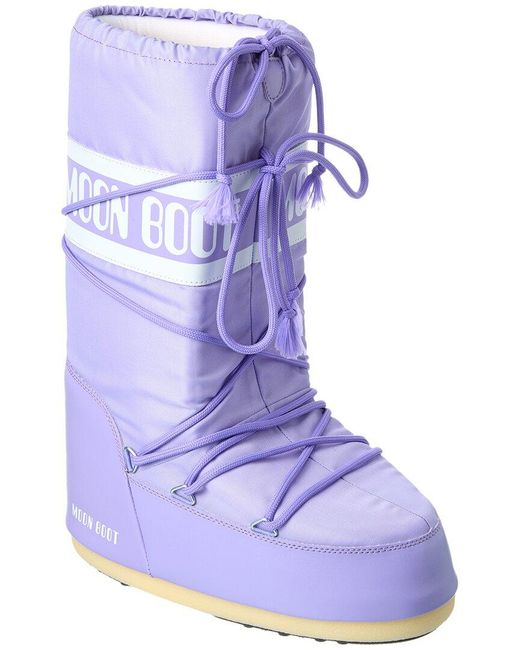 Moon Boot ® Icon Nylon Boot in Purple | Lyst UK