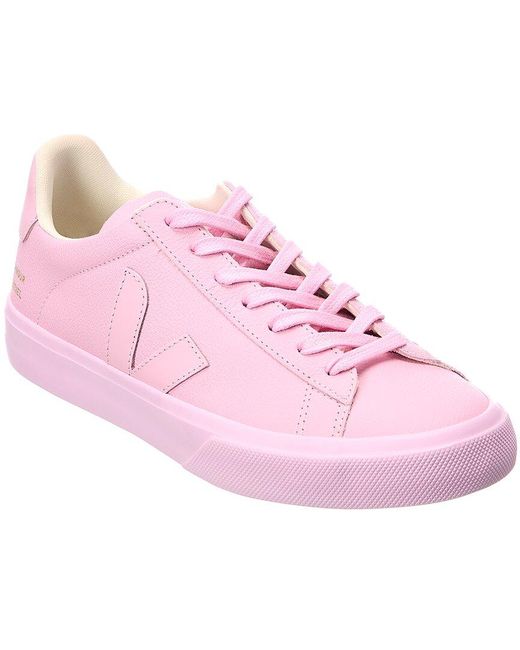 Veja Leather X Mansur Gavriel Campo Sneaker in Pink | Lyst UK
