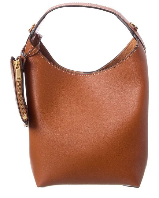 Céline Brown Leather Shoulder Bag
