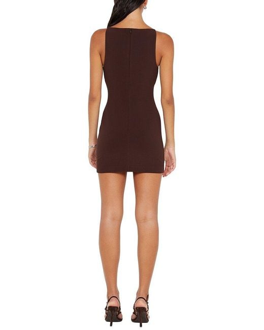 Bec & Bridge Brown Clover Mini Dress