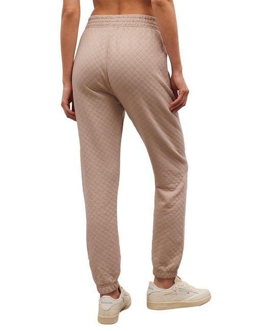 Z Supply Natural Slim Quilted Jogger