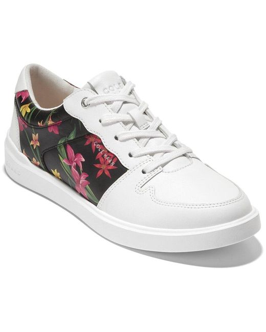 cole haan leather tennis shoes