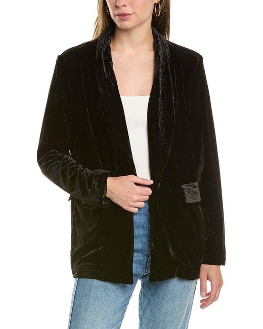 Oversized velvet blazer clearance