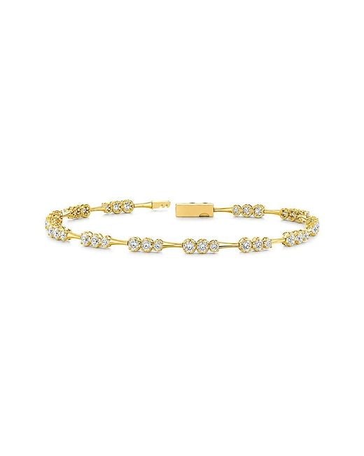 Lab Grown Diamonds White 14K 1.97 Ct. Tw. Lab-Grown Diamond Tennis Bracelet