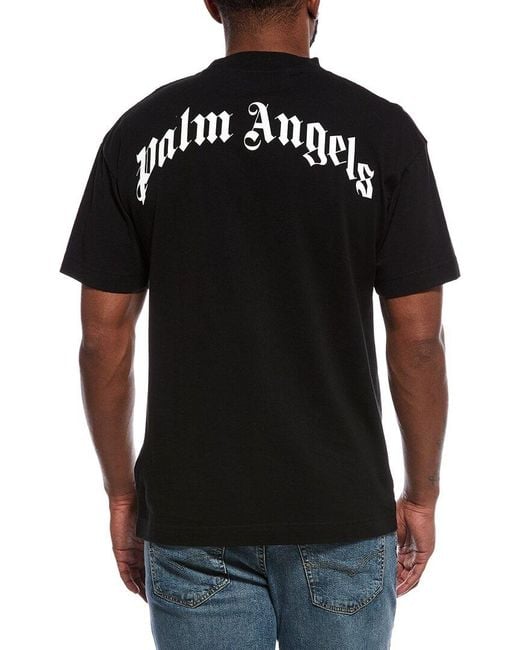 Palm Angels Black T-Shirt for men