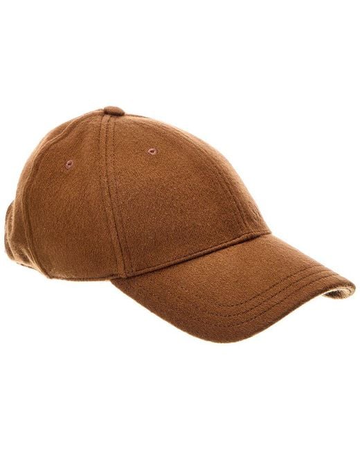 Saint Laurent Brown Cashmere Cap
