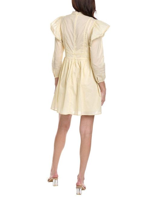 AREA STARS Natural Leigh Mini Dress