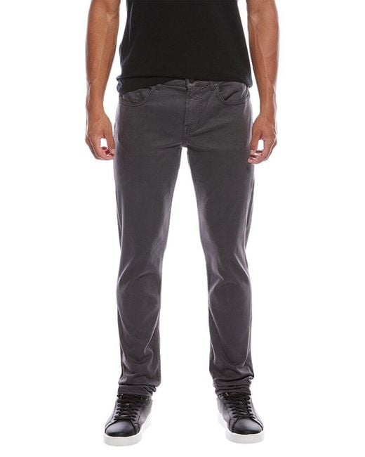 7 For All Mankind Black Slimmy Tapered Pant for men
