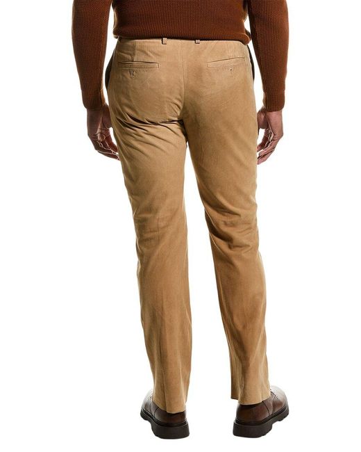 Tod's Natural Suede Chino Pant for men