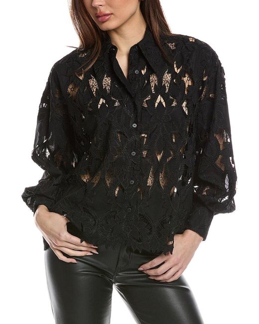 AllSaints Black Charli Shirt