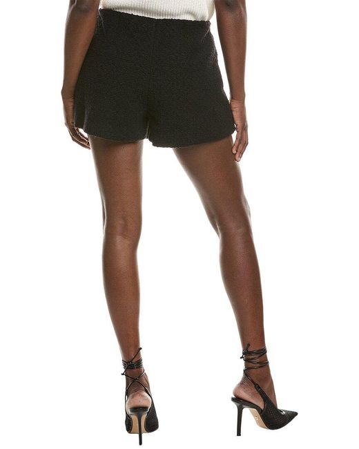 Ba&sh Black Java Wool-Blend Skort