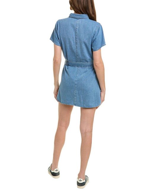 Triarchy Blue Ms. Sloan Denim Mini Dress