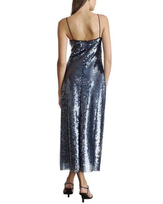 Tanya Taylor Blue Lenox Dress