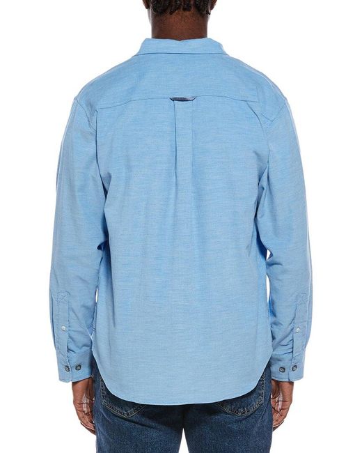 Tommy Bahama Blue Coastline Corduroy Heather Bay Shirt for men
