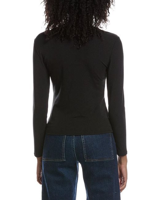 Z Supply Black Second Skin Crewneck Top
