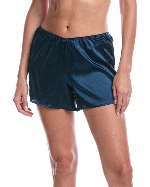 Hanro Blue Grand Central Silk-blend Knickers