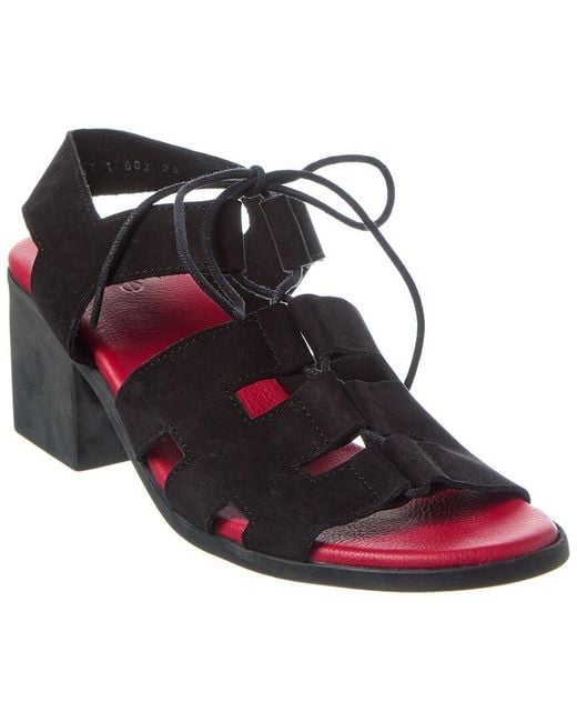 Arche Black Vayage Suede Sandal