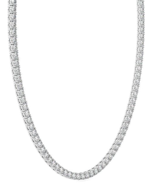 Lab Grown Diamonds White 14K 20.00 Ct. Tw. Lab-Grown Diamond Necklace