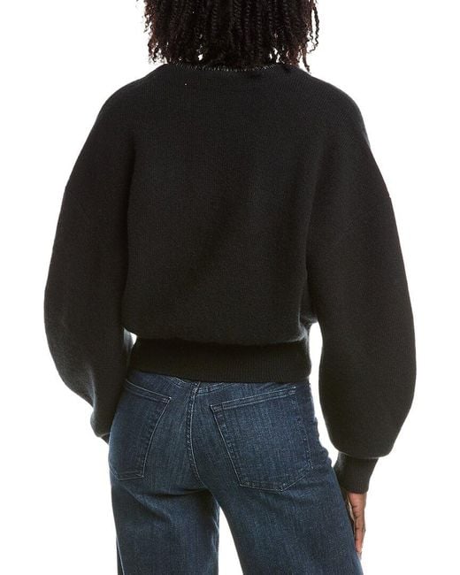 Alexis Black Cielo Wool & Cashmere-Blend Sweater