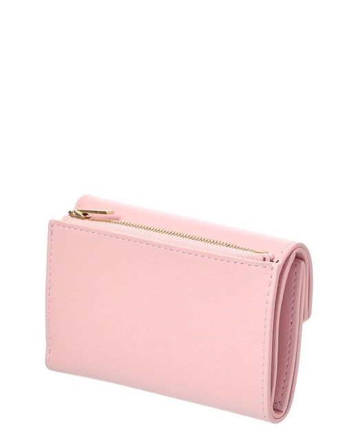 Mulberry Pink Classic Micro Leather Card Case