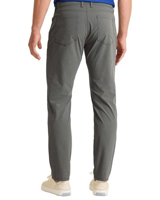 Tommy Bahama Gray Barbados Pro Caddie Check Pant for men
