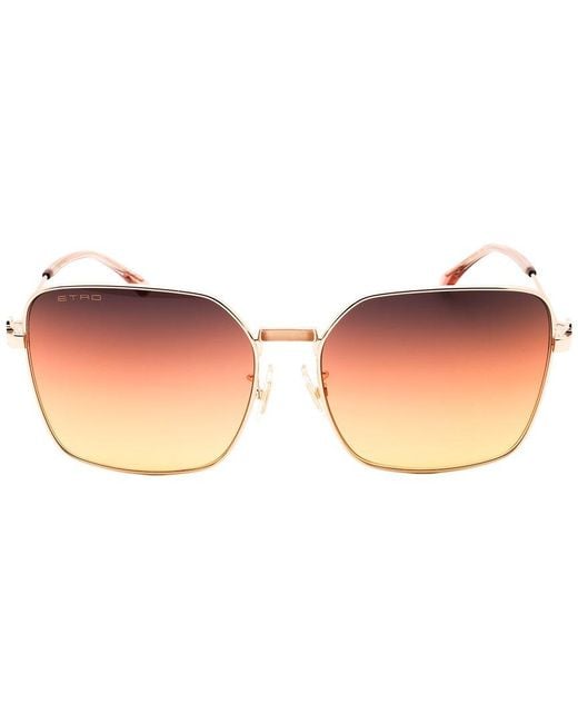 Etro White 60Mm Sunglasses