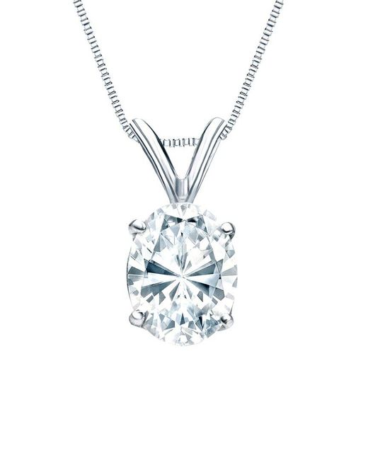 Sabrina Designs Lab Grown Diamonds White 14K 3.00 Ct. Tw. Lab-Grown Diamond Solitaire Pendant