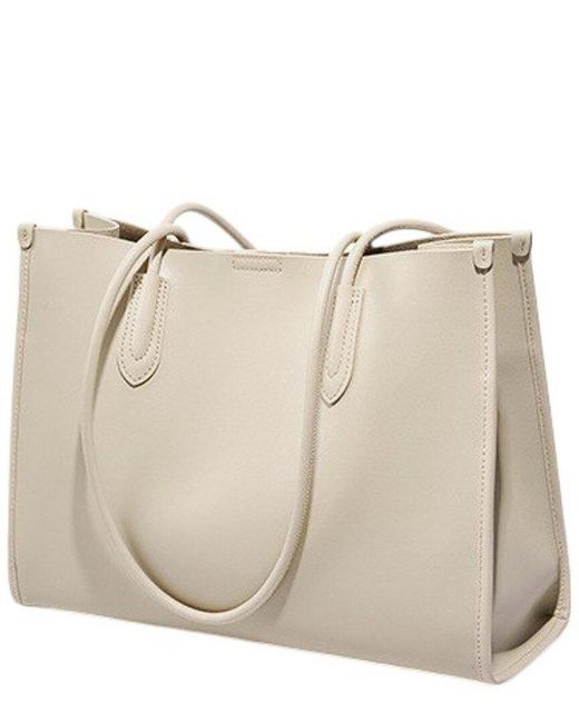 Adele Berto Natural Leather Shoulder Bag
