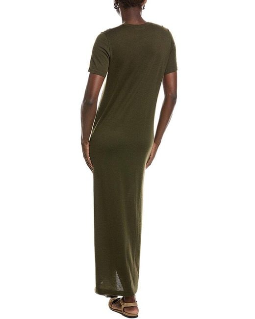 Co. Green Cashmere T-Shirt Dress