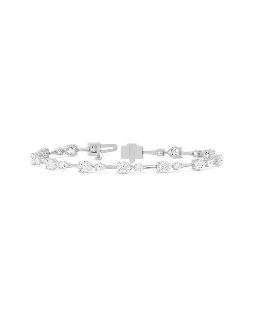 Lab Grown Diamonds White 14K 5.40 Ct. Tw. Lab-Grown Diamond Tennis Bracelet
