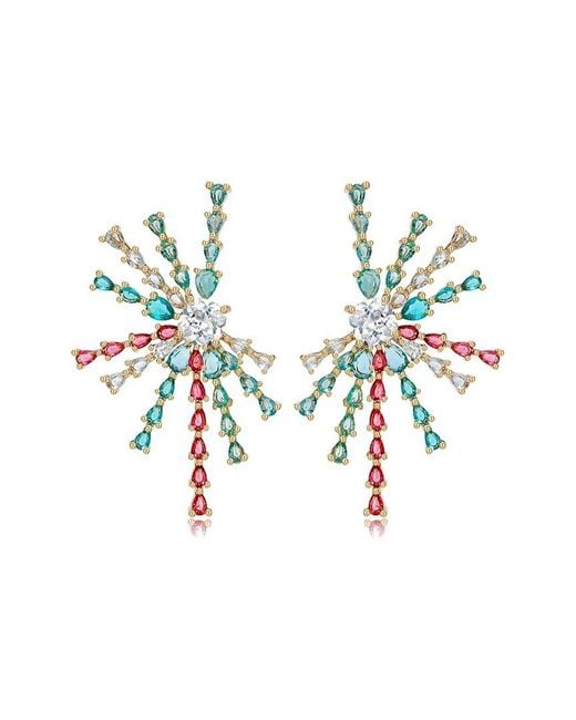 Liv Oliver White 18K Plated Earrings