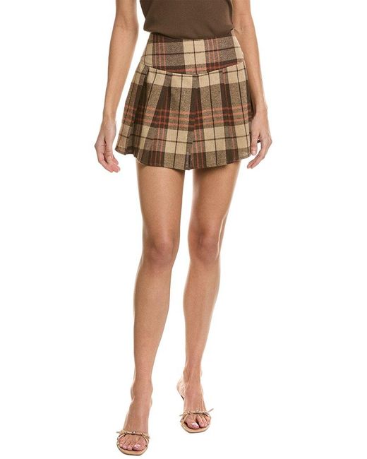 Plaid mini skirt australia best sale