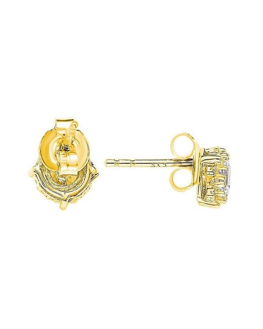Suzy Levian CZ Jewelry Metallic Suzy Levian Silver Cz Studs