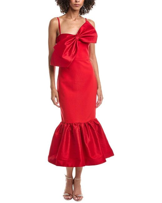 Likely Red Patti Midi Dress