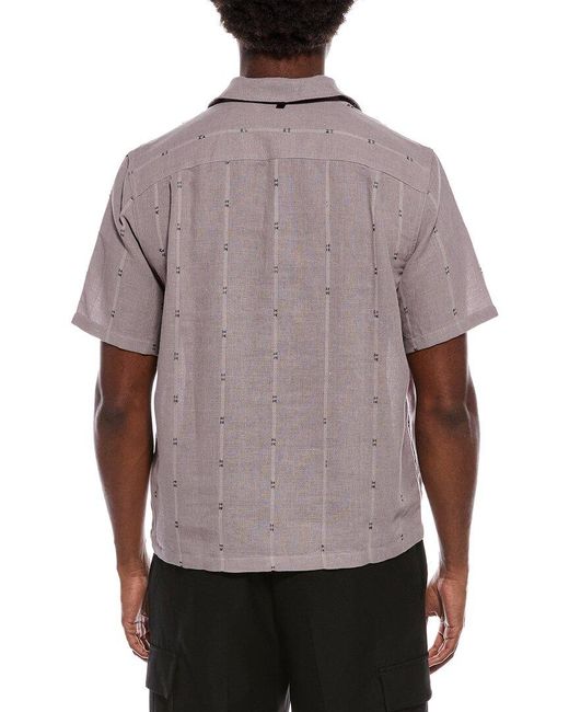 Rag & Bone Brown Avery Linen-Blend Shirt for men