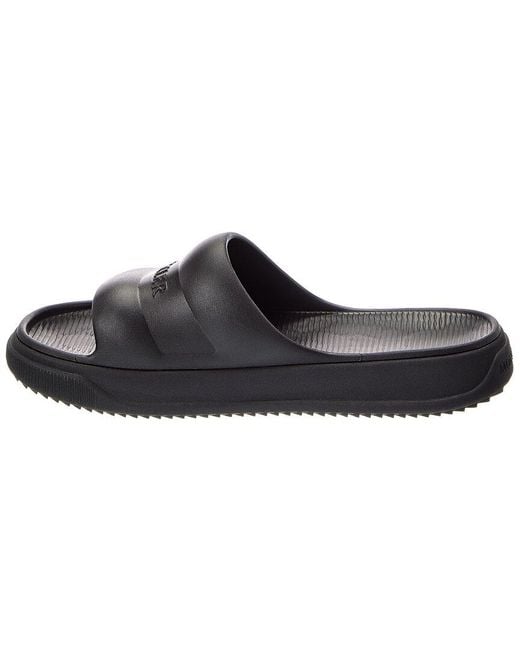 Moncler Black Altive Rubber Slide