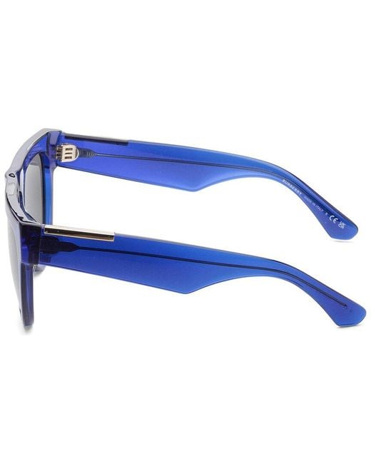 Burberry Blue Irregular Plastic Sunglasses