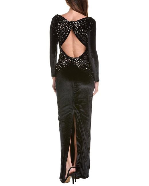 retroféte Black Taegan Velvet Dress