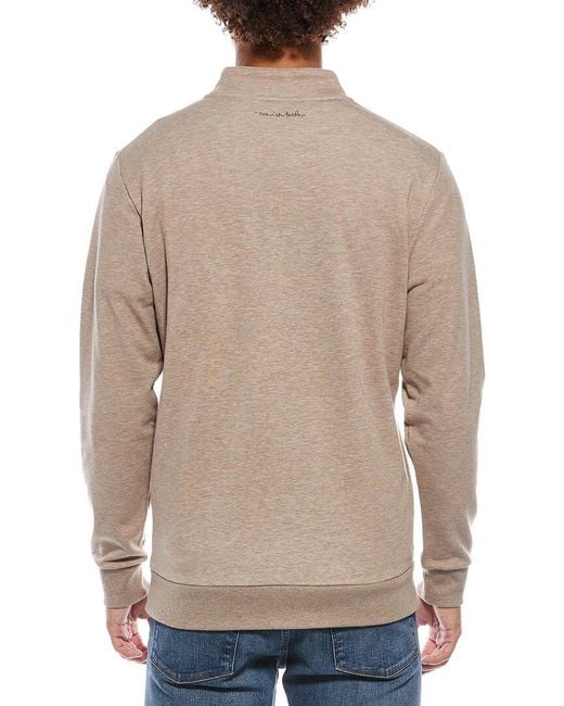 Travis Mathew Natural Cloud 1/4-Zip Pullover for men