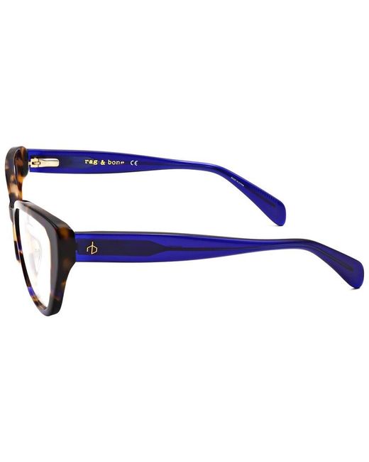 Rag & Bone Blue 54Mm Optical Frames