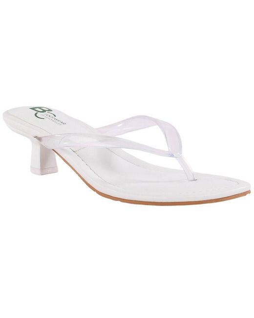 BC By Seychelles White Starburst Jelly Sandal