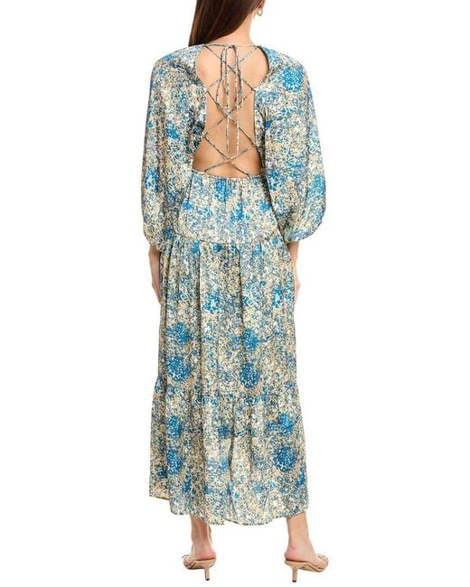 Maje Blue Maxi Dress