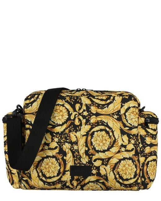 Versace Metallic Barocco Baby Changing Mat Bag