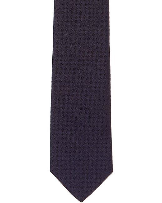 Givenchy Blue Navy Micro Design Silk Tie for men