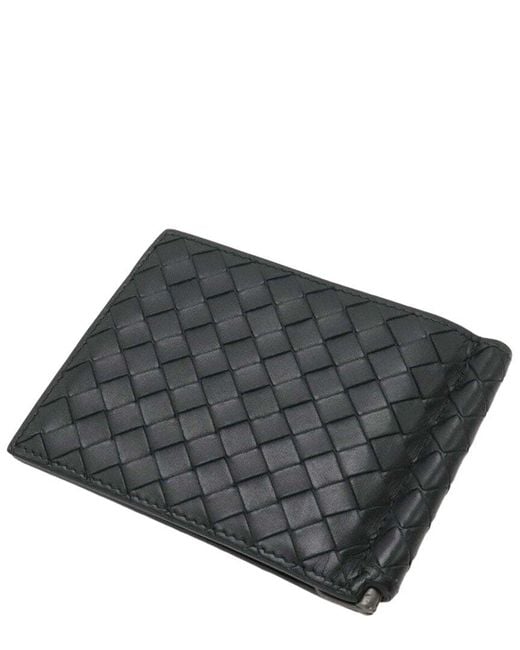 Bottega Veneta Black Intrecciato Leather Wallet (authentic Pre-loved)