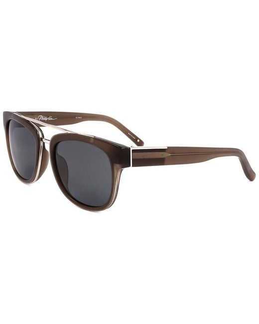 Linda Farrow Brown Pl144 54mm Sunglasses for men