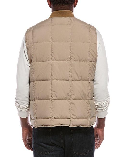 Moncler Natural Down Vest for men