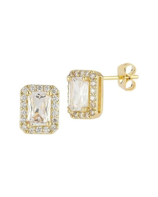Sphera Milano Metallic Plated Cz Earrings